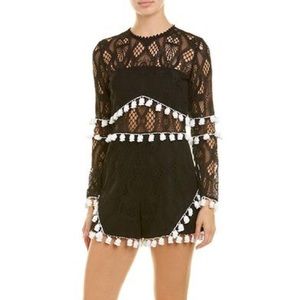 NWT Alexis Danika Black & White Romper